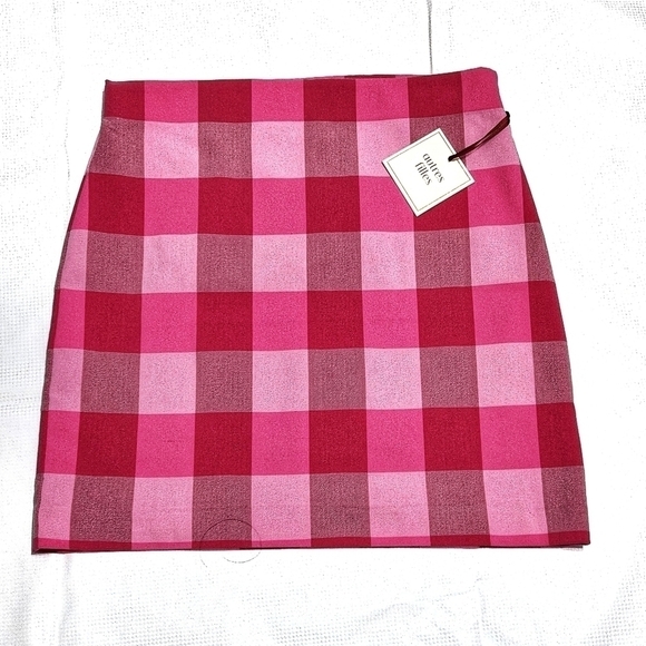 AUTRES Filles Plaid Pink Mini Skirt - Picture 2 of 7